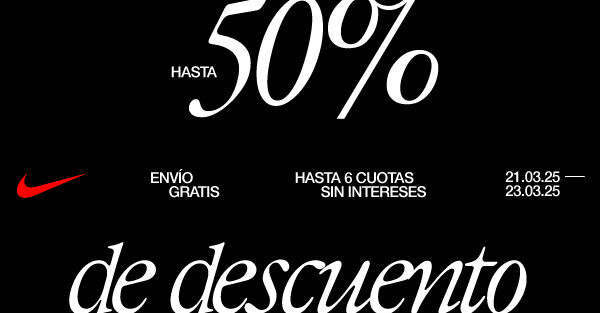 Hasta 50% OFF