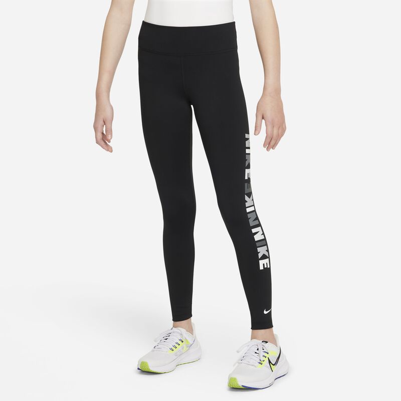Nike Dri-FIT One, Negro/Blanco, hi-res