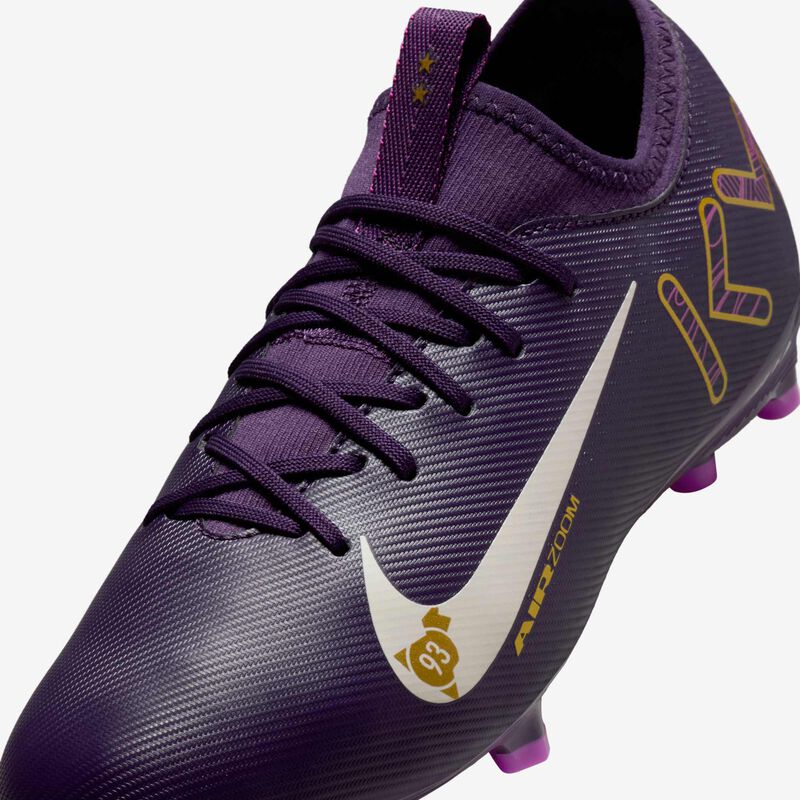 Nike Jr. Mercurial Vapor 16 Academy "Kylian Mbappé", Morado Grandioso/Marfil Pálido, hi-res