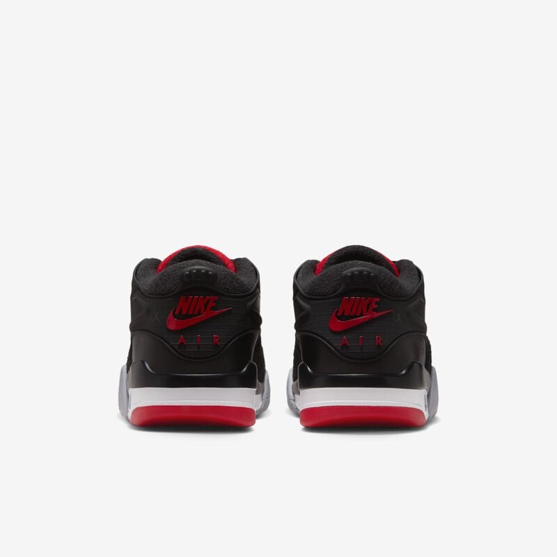 Air Jordan 4RM, Negro/Gris Lobo/Blanco/Rojo Varsity, hi-res