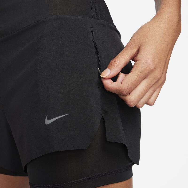 Nike Dri-FIT Swift, Negro/Plata Reflectante, hi-res