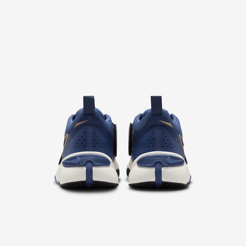 Nike Team Hustle D 11, Azul Marino Místico/Marfil Pálido/Oro Metalizado/Negro, hi-res