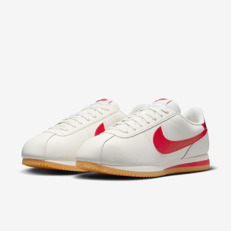 Nike Cortez Leather, Vela/Amarillo Goma/Rojo Universitario, hi-res
