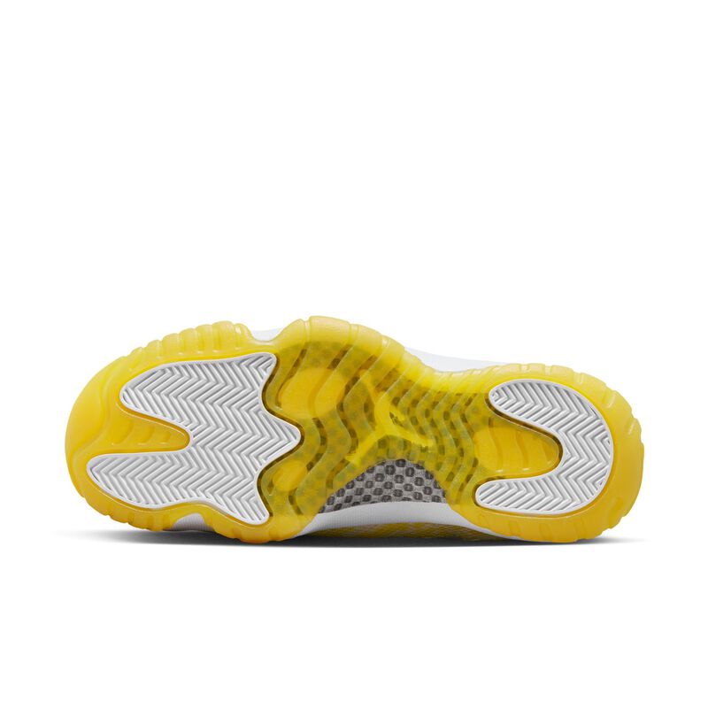 Air Jordan 11 Retro Low, Blanco/Blanco/Tour Yellow, hi-res