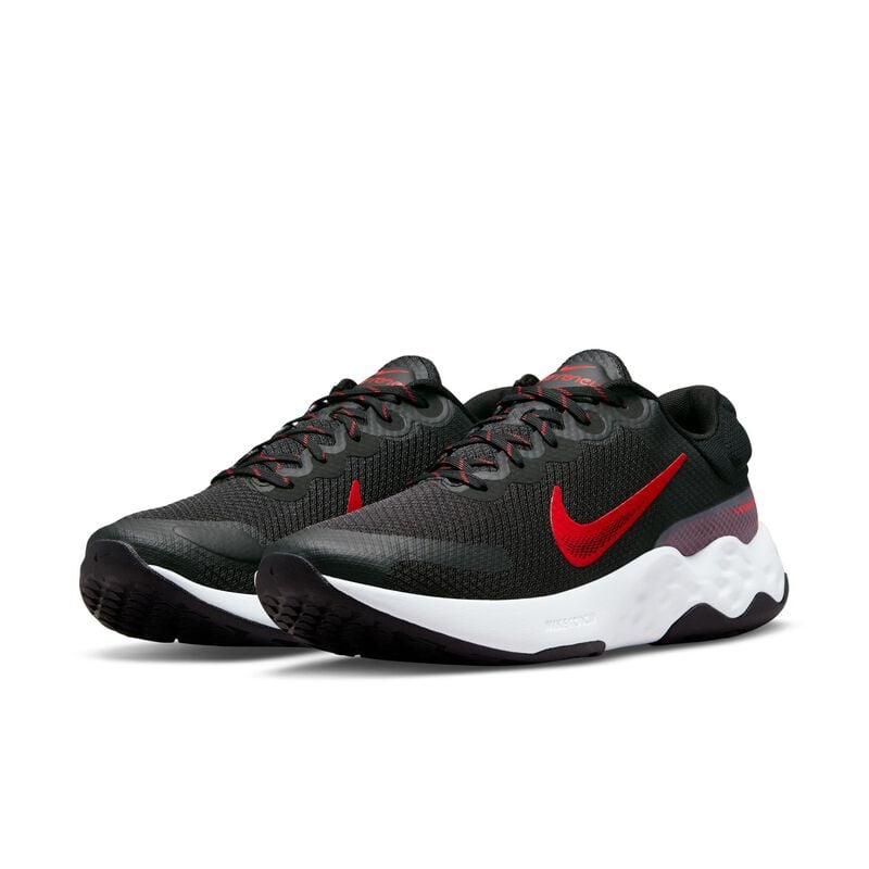 Nike Renew Ride 3, Negro/Blanco/Gris humo/Rojo universitario, hi-res