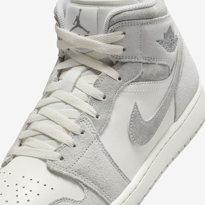 Air Jordan 1 Mid SE, Gris Neutro/Vela/Gris Humo, hi-res