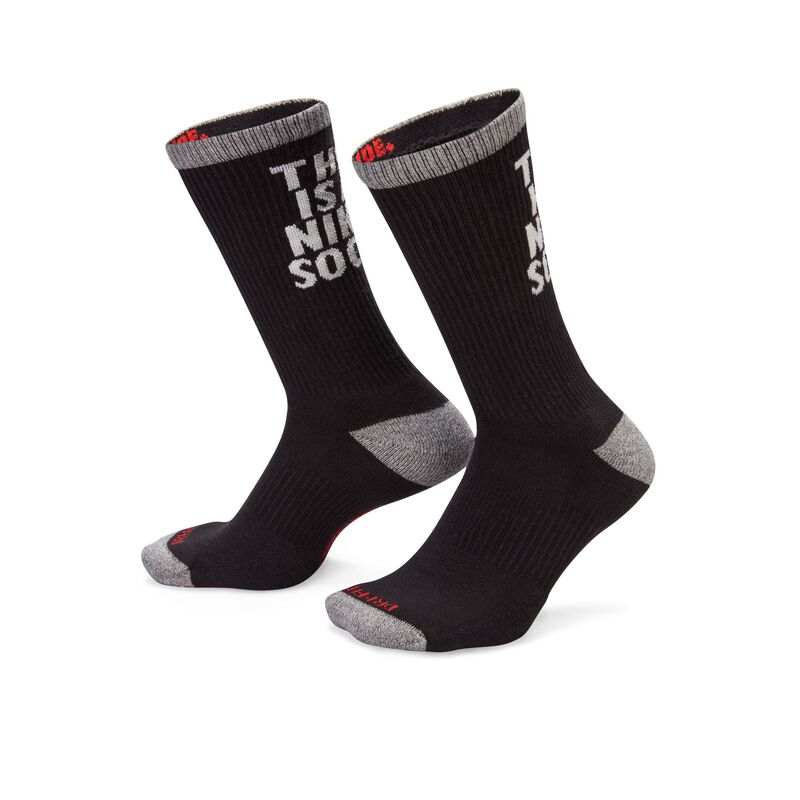 Nike Everyday Plus, Negro/Rojo universitario/Vela, hi-res