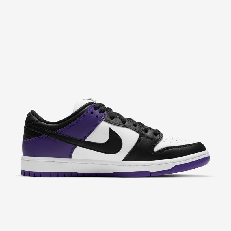 Nike SB Dunk Low Pro, Morado Cancha/Blanco/Morado Cancha/Negro, hi-res