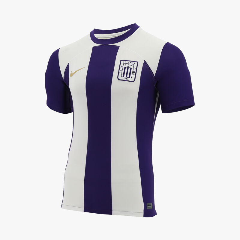 Nike Camiseta Alianza Lima Morada Barcos 2023, Blanco/Morado/Dorado, hi-res