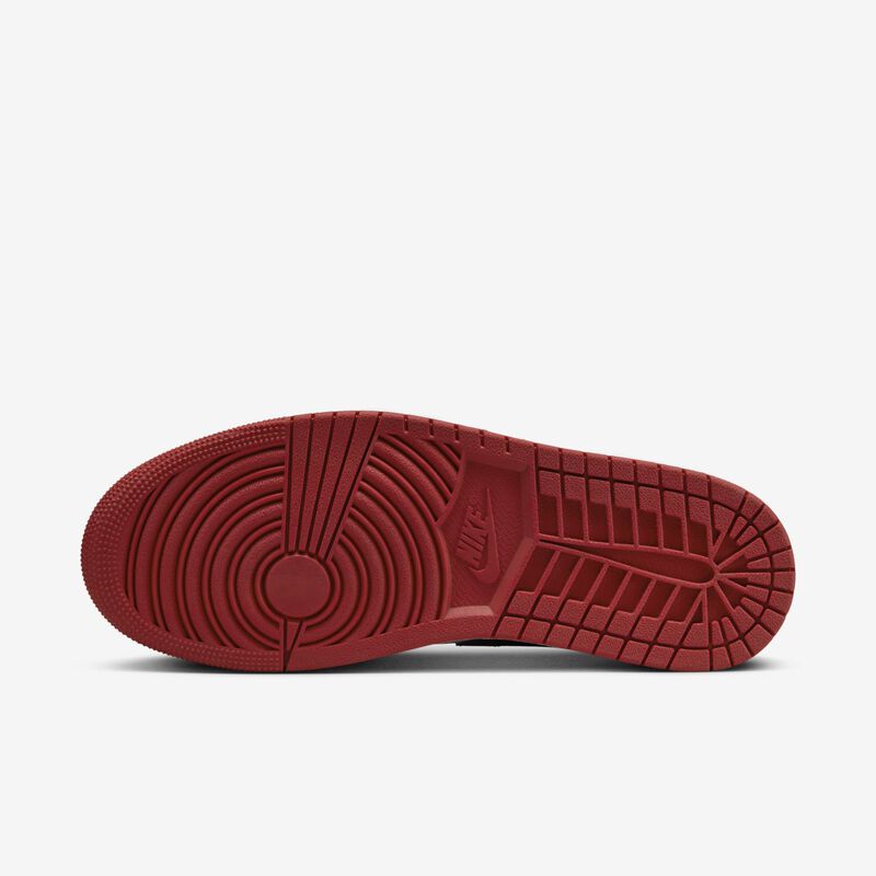 Air Jordan 1 Low, Blanco/Negro-Rojo Universitario-Blanco, hi-res