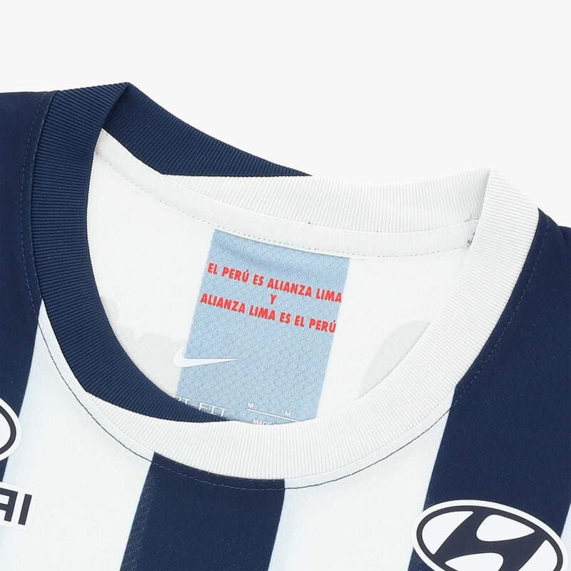 Nike Camiseta Hombre Alianza Lima 2026 Local, Blanco/Azul Marino Medianoche/(Rojo Chile), hi-res