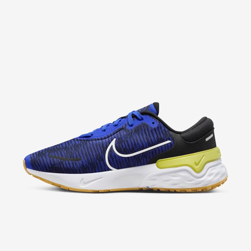 Nike Renew Run 4, Azul carrera/Negro/Alto voltaje/Blanco, hi-res