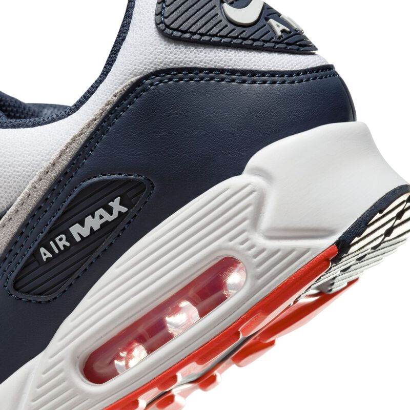 Nike Air Max 90, Obsidiana/Blanco/Rojo pista/Platino puro, hi-res