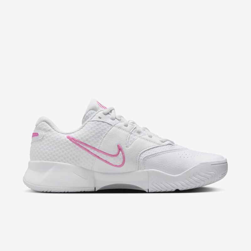 NikeCourt Lite 4, Blanco/Negro/Rosa Alegre, hi-res