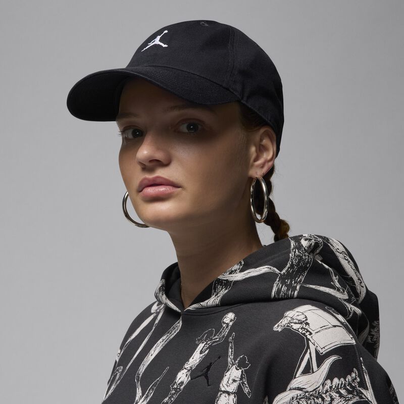 Jordan Club, Negro/Blanco, hi-res