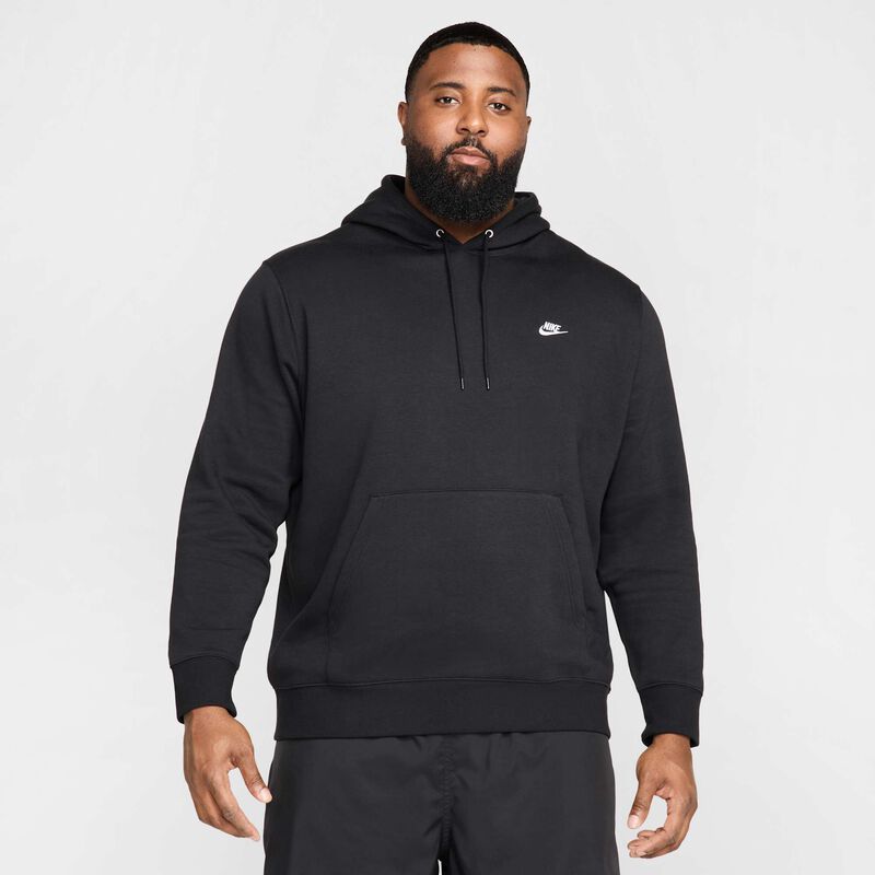 Nike Club, Negro/Negro/Blanco, hi-res