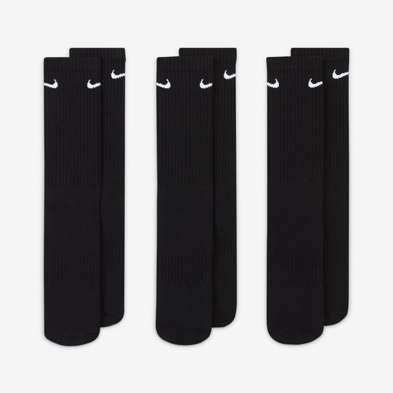 Nike Everyday Cushioned, Negro/Blanco, hi-res