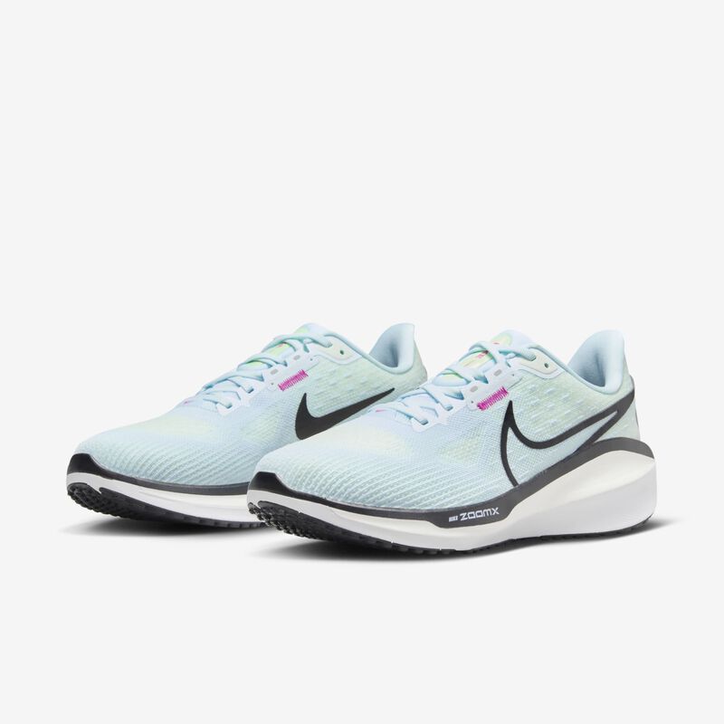 Nike Vomero 17, Azul Glaciar/Negro-Verde Apenas, hi-res
