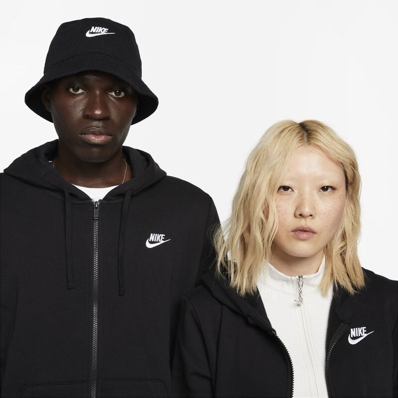 Nike Sportswear Club Fleece, Negro/Blanco, hi-res