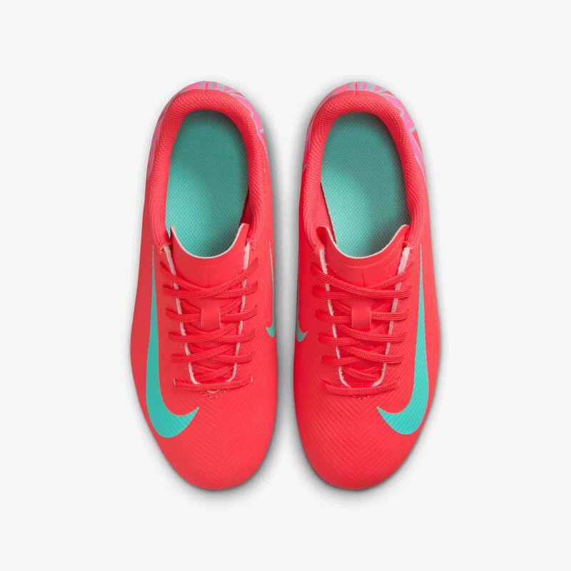 Nike Jr. Mercurial Vapor 16 Club, Brasa Resplandor/Verde Aurora, hi-res