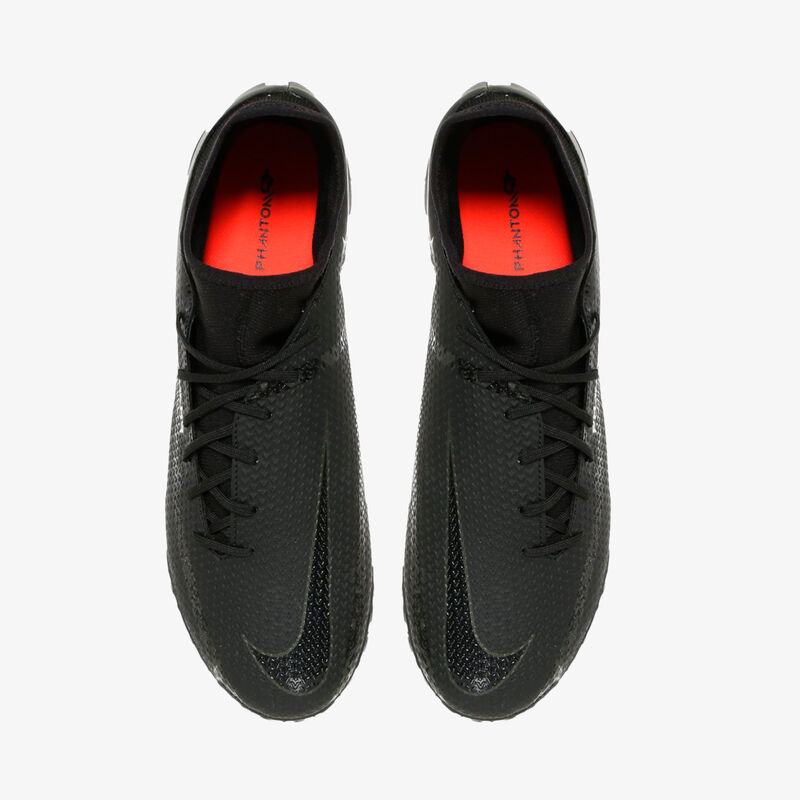 Nike Phantom GT2 Academy Dynamic Fit  TF, Negro/Blanco cumbre/Carmesí brillante/Gris humo oscuro, hi-res