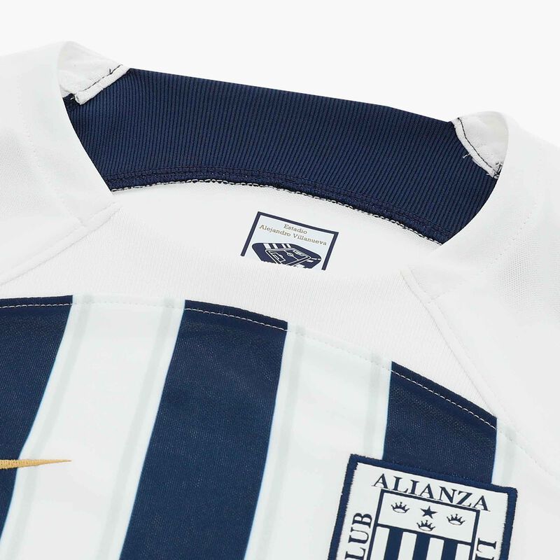 Nike Camiseta Alianza Lima 2024 Local, Azul marino medianoche/Blanco/Dorado, hi-res
