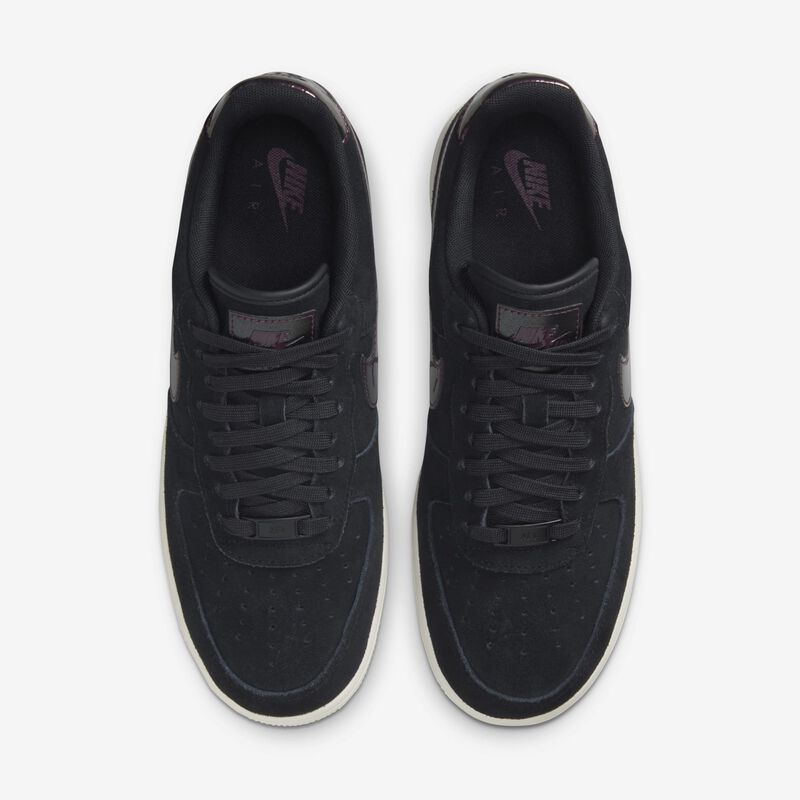 Nike Air Force 1 '07 SE, Negro/Negro-Blanco Cumbre-Granate Noche, hi-res