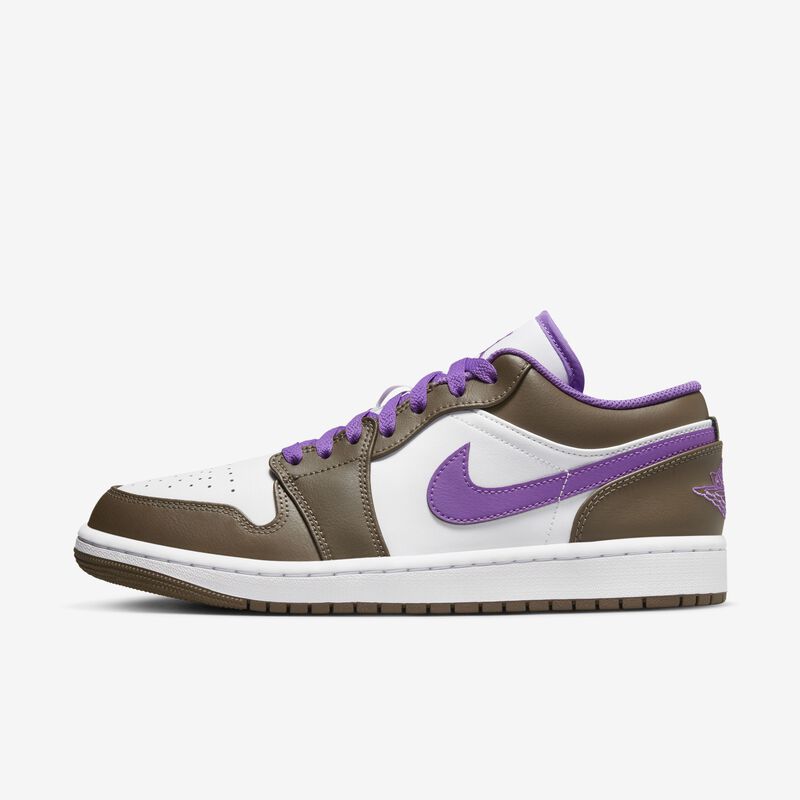 Air Jordan 1 Low, Pelaje pardo/Blanco/Baya salvaje, hi-res