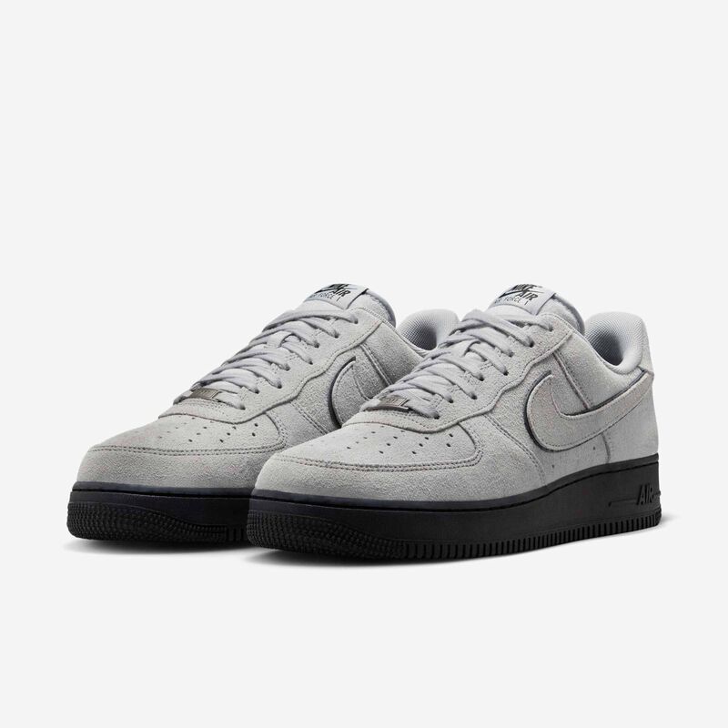 Nike Air Force 1 '07 LV8, Gris Humo Claro/Gris Humo Claro-Negro, hi-res