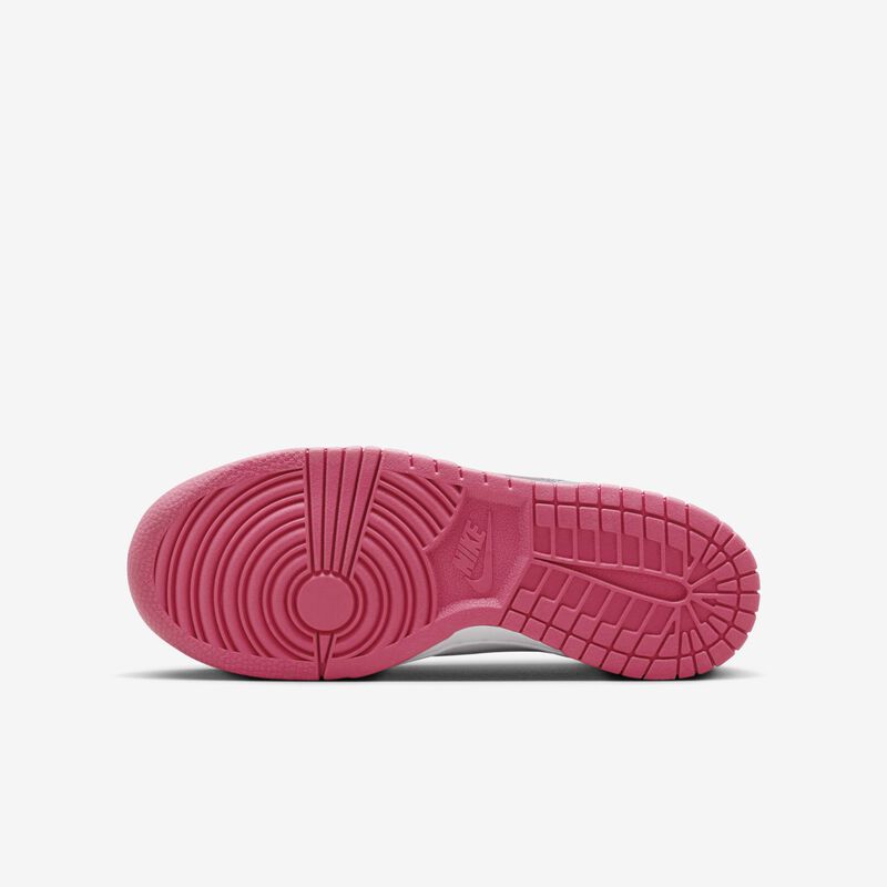Nike Dunk Low, Blanco/Láser fucsia, hi-res