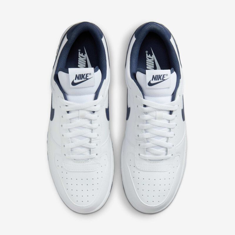 Nike Big Low, Blanco/Azul Marino Medianoche, hi-res