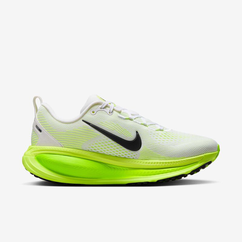 Nike Vomero 18, Blanco/Verde Eléctrico/Volt/Negro, hi-res