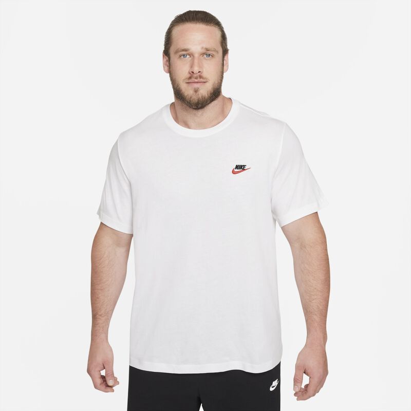 Nike Sportswear Club, Blanco/Negro/Rojo Universidad, hi-res