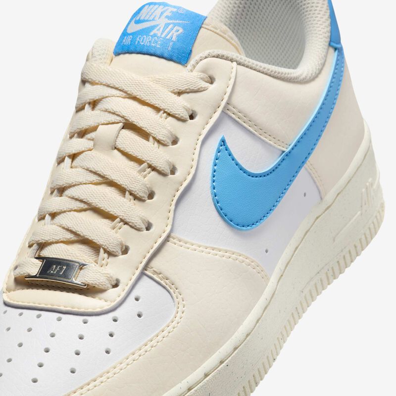 Nike Air Force 1 '07 Next Nature, Marfil Pálido/Blanco/Vela/Azul Universitario, hi-res
