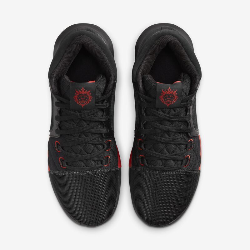 LeBron Witness 8, Negro/Rojo Universidad/Blanco, hi-res