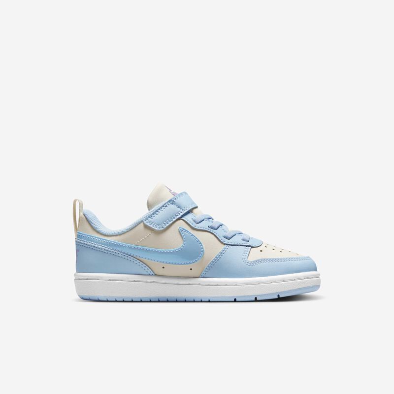 Nike Court Borough Low Recraft, Perla suave/Hortensias/Blanco/Azul celestino, hi-res