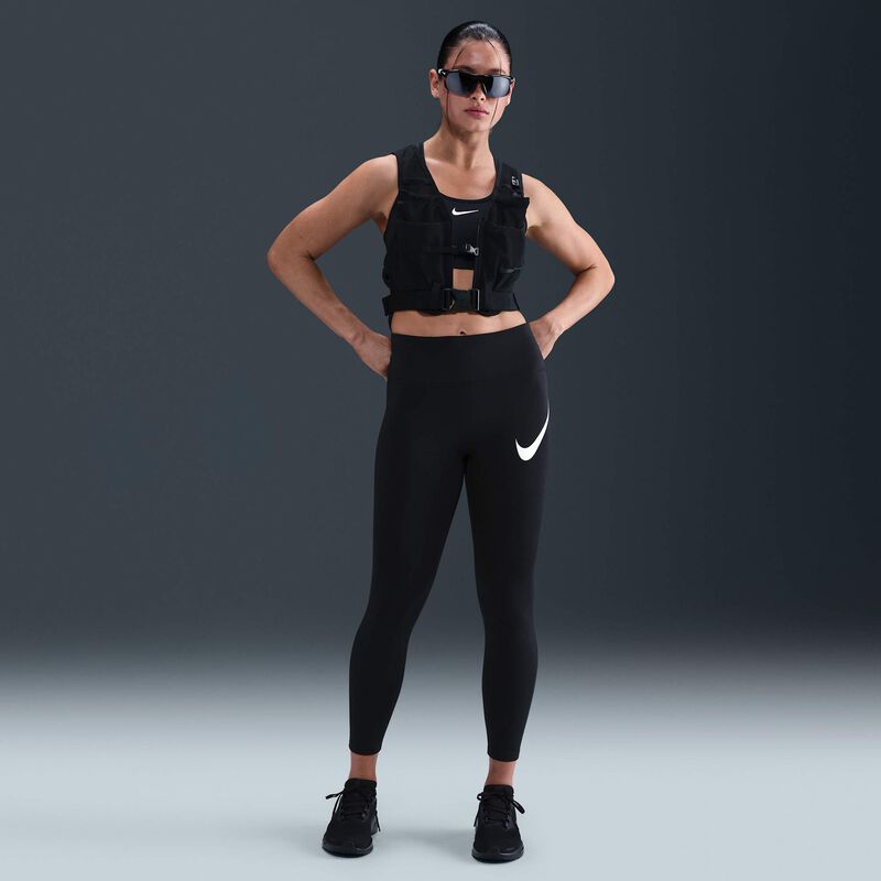 Nike Tempo Swoosh Run, Negro/Plata Brillante/Blanco, hi-res