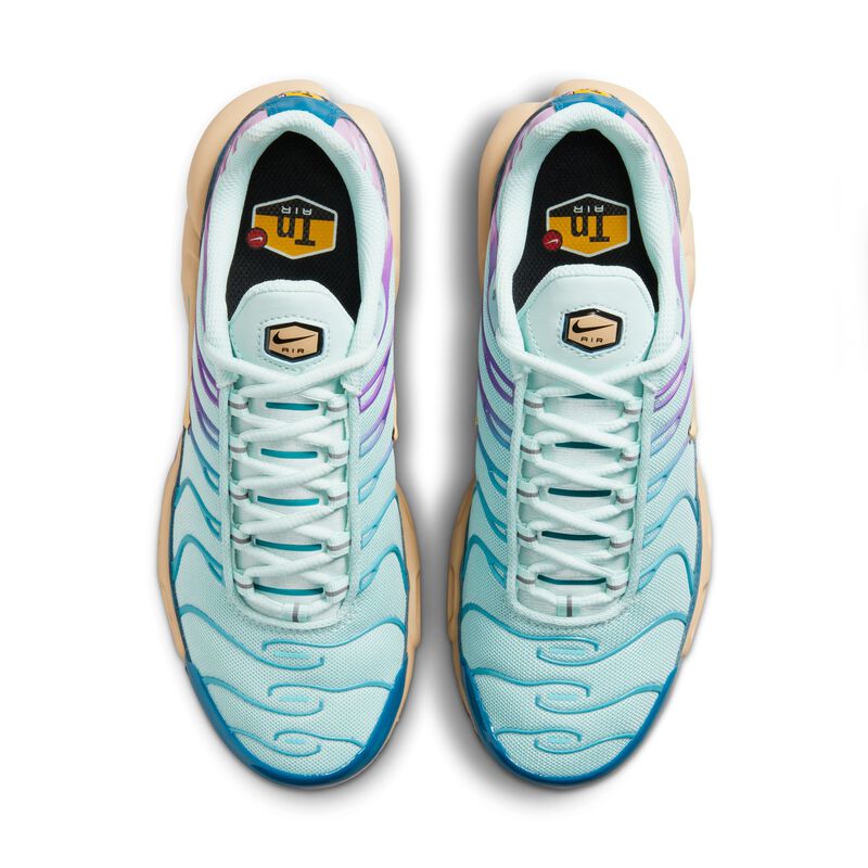 Nike Air Max Plus, Jade Hielo/Sésamo/Azul Industrial/Púrpura, hi-res