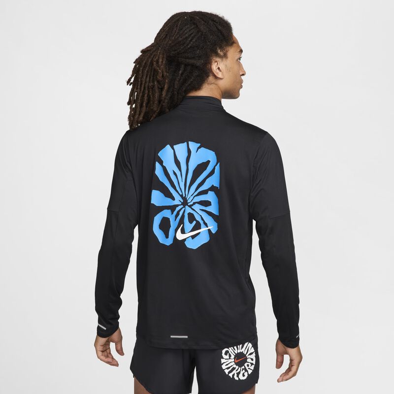 Nike Element Run Energy, Negro/Azul Foto Claro, hi-res