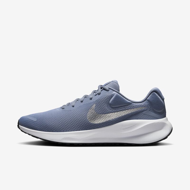 Nike Revolution 7, Pizarra Cenicienta/Plata Metalizada Blanca, hi-res