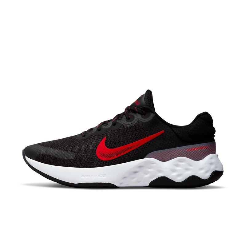 Nike Renew Ride 3, Negro/Blanco/Gris humo/Rojo universitario, hi-res