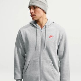 Nike Club, Gris oscuro jaspeado/Gris humo claro/Rojo universitario, hi-res