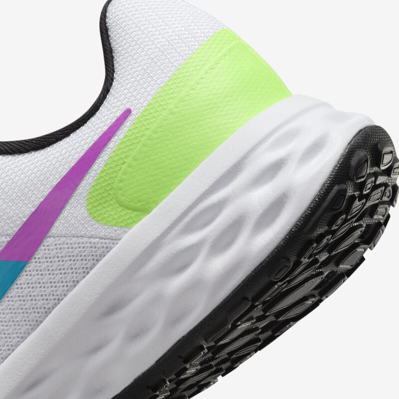 Nike Revolution 6 SE, Blanco/Negro/Fucsia Sueño, hi-res