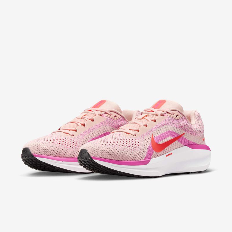 Nike Winflo 11, Coral lavado/Rosa fuego/Blanco/Carmesí brillante, hi-res