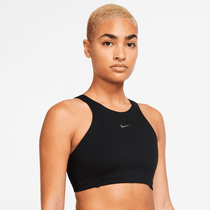 Nike Yoga Dri-FIT Alate Curve, Negro/Vela, hi-res