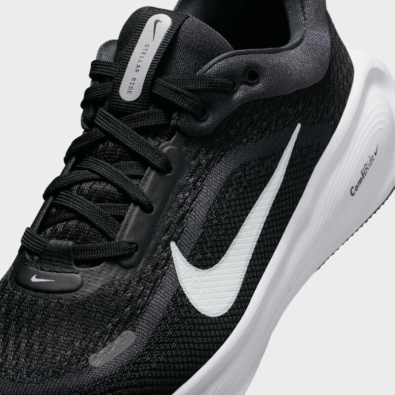 Nike Stellar Ride, Negro/Antrancita/Plateado Puro/Blanco, hi-res