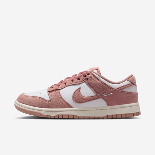 Nike Dunk Low, Blanco/Rosa Partícula-Vela-Plata Metalizada, hi-res