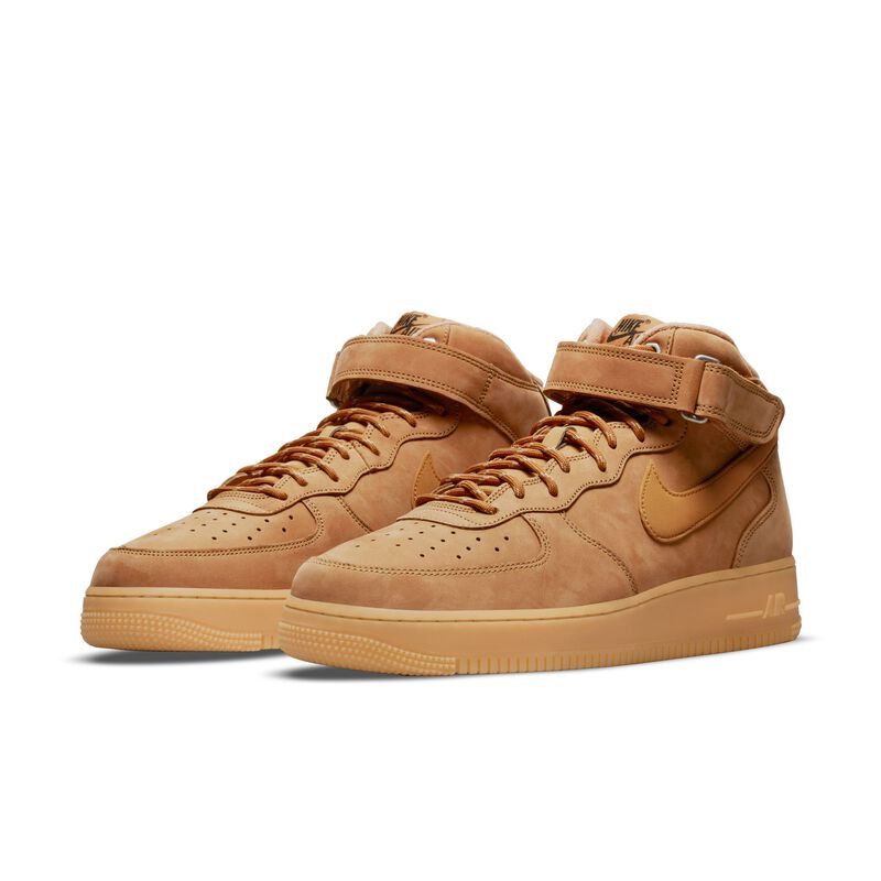 Nike Air Force 1 Mid 07, Lino/Marrón claro goma/Negro/Trigo, hi-res