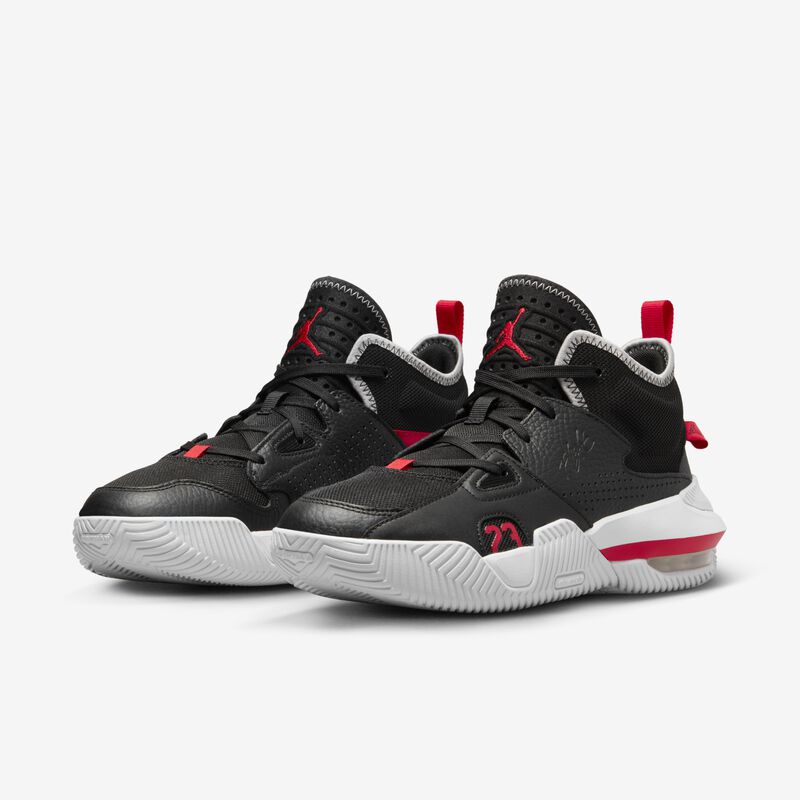 Jordan Stay Loyal 2, Negro/Rojo universitario/Gris lobo/Blanco, hi-res