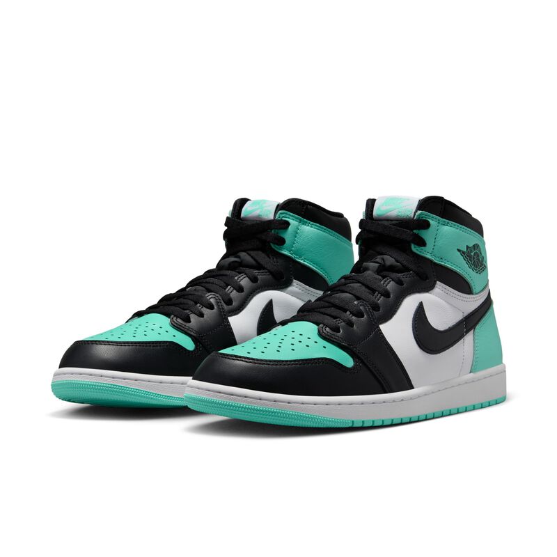 Air Jordan 1 Retro High OG "Yellow Ochre", Blanco/Negro-Verde Resplandor, hi-res